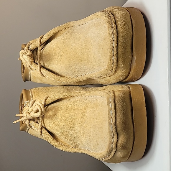 Suburbans tan leather desert boots made in Spain size 11 (Tu1)